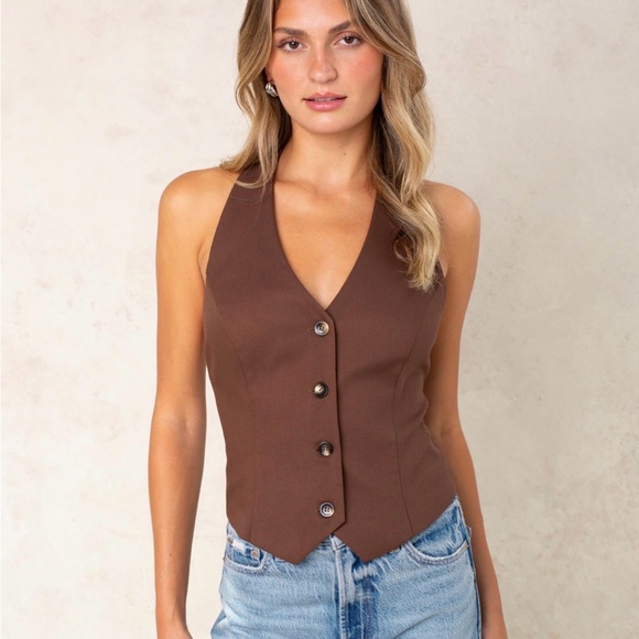 Georgie Tops - Georgie Button-Up Women's Vest